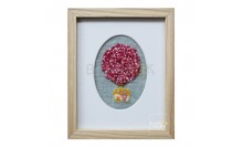 กรอบรูปใส่ผ้าปัก กรอบรูปงานแฮนเมด